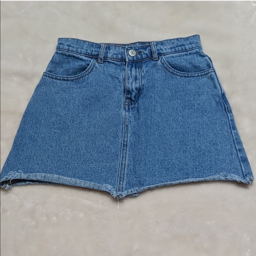 LOWEST!!! Brandy Melville Denim Skirt